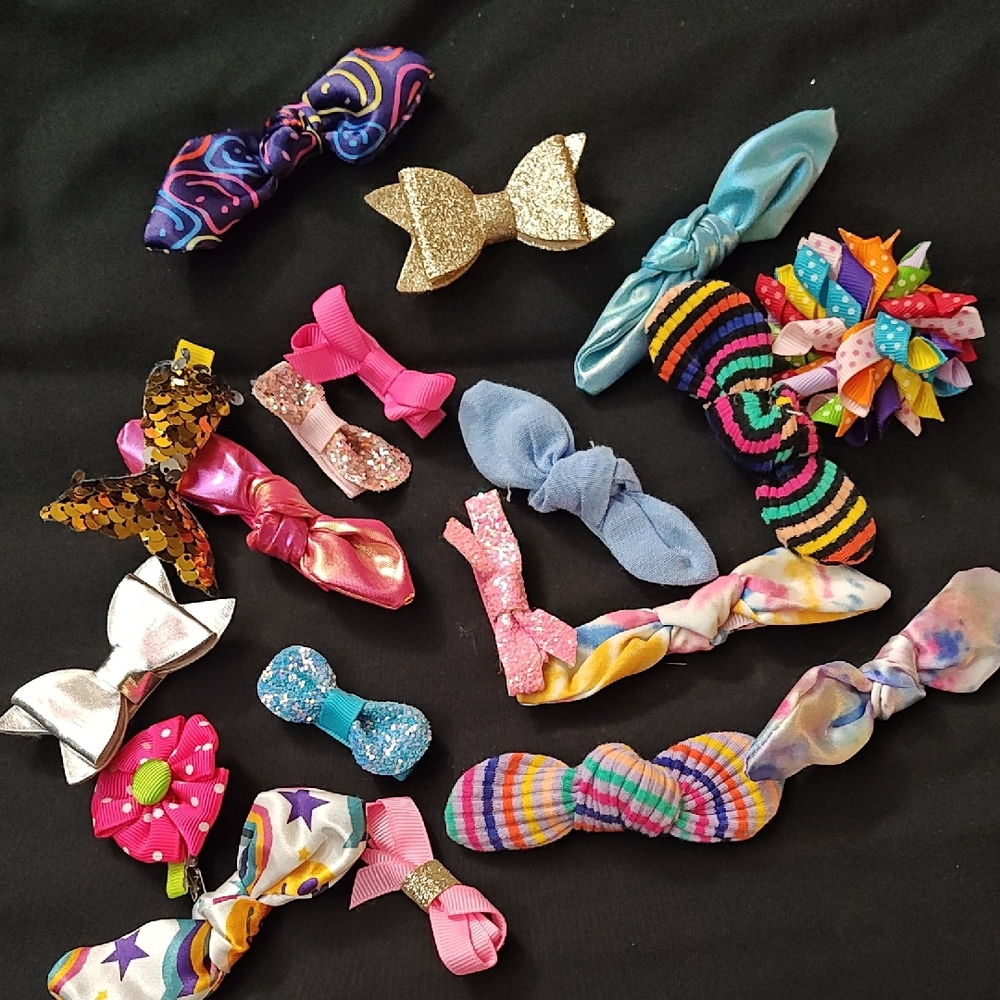 Colorful Hair Bow Bundle